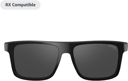 Carrera Smart Glasses with Alexa (newest model), Smart audio glasses, Sprinter black frames with polarized sunglass lenses, Square
